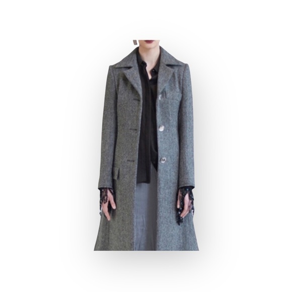 Luxury: Isa Arfen Ready To Wear ꧁ That 90'S Shirt Plaid Wool Sequins ꧂ Hot Choco - Picture 9 of 17